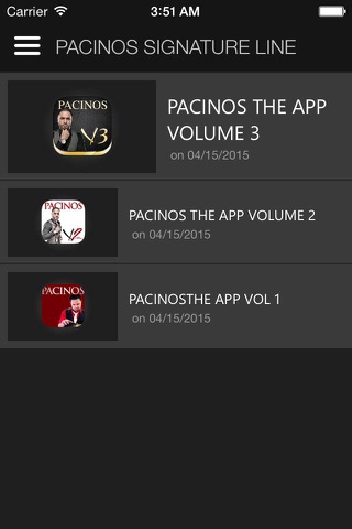 Pacinos Signature Line screenshot 2