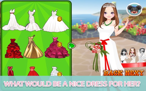 Wedding Dresses 2 - Dress up and make up game for kids who love weddings and fashion screenshot 4