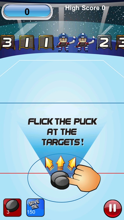 Hockey Flick - The Great Hockey Shootout Free Game