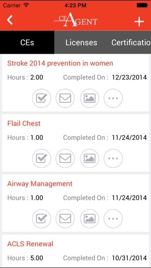 CEAgent – Continuing Education tracking for your professiona(圖4)-速報App