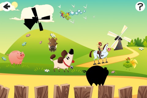 Animated Shadow Puzzle: Funny Game-s For Small Kid-s with Happy Farm Animal-s screenshot 3