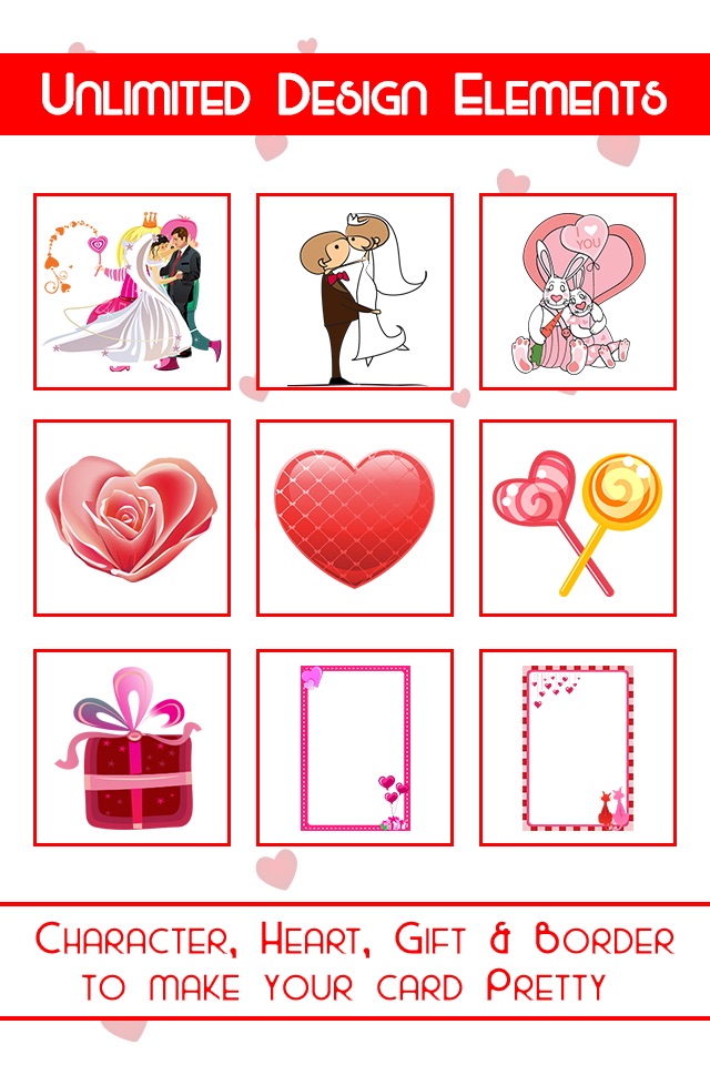 Romantic Card Maker - Love Cards, Romantic Ringtones, SMS & Valentine Countdown screenshot 3