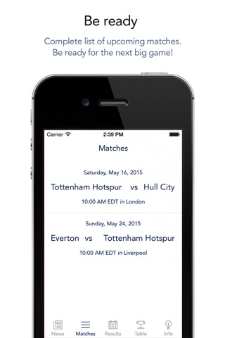 Go Tottenham Hotspur! — News, rumors, matches, results & stats! screenshot 2