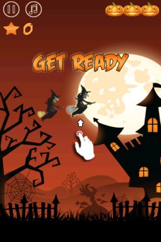 Flappy Witch - Halloween Edition screenshot 2