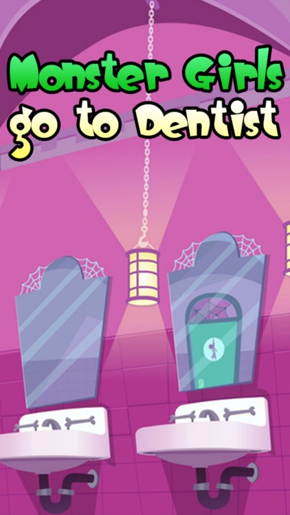 Monster Girls Go to Dentist:  Little Crazy Doctor Clinic Tooth Makeover Game for kids