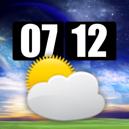Awesome World Weathers Clock HD icon