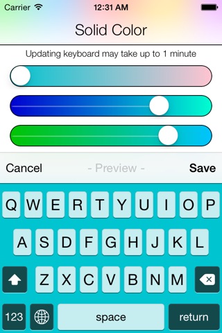 Colorboard Keyboard screenshot 2