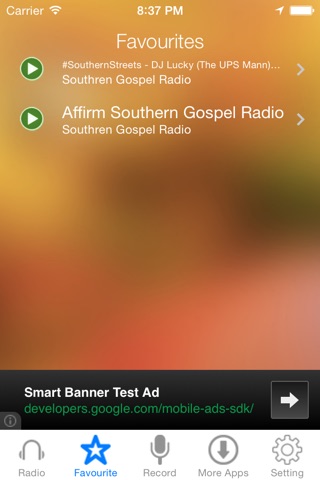 Southern Gospel Music Radio Recorder screenshot 3