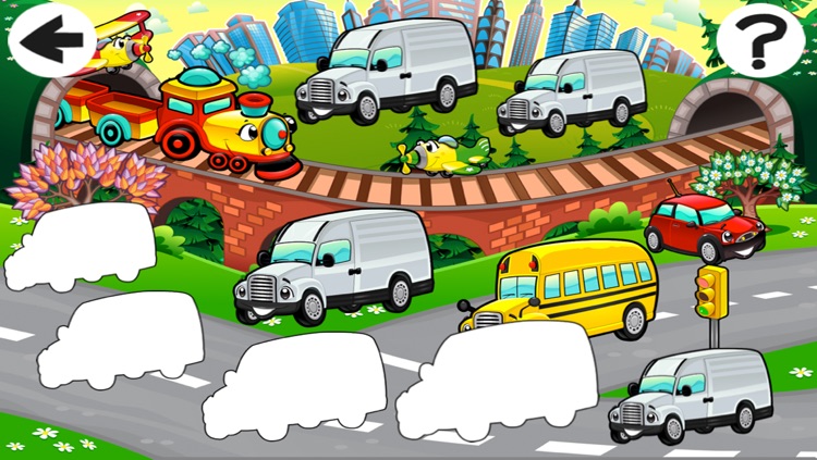 A Sort By Size Game of Cars and Vehicles for Children screenshot-4