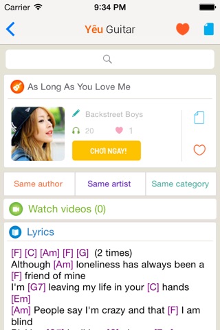 Yêu Guitar screenshot 2