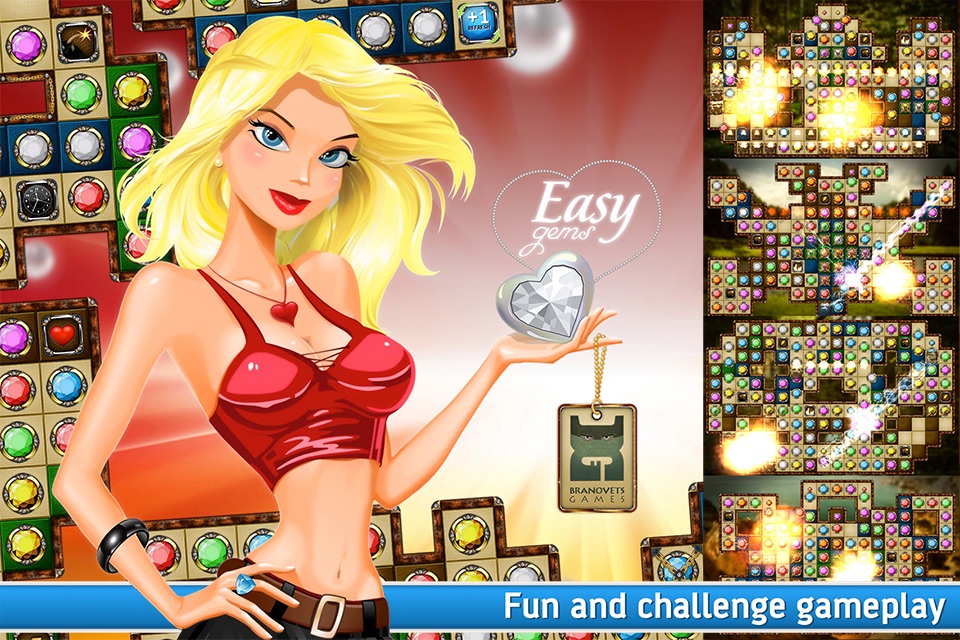 Easy Gems! Best Free Jewel Match 3 Game! screenshot 4