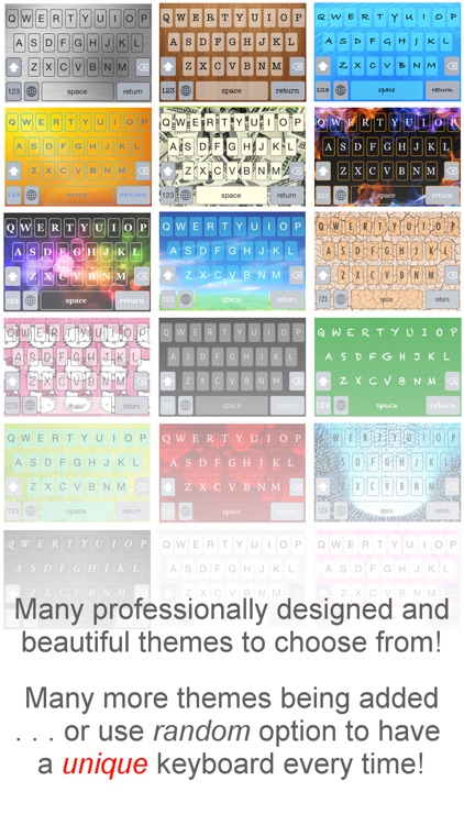 Cool Color Keyboards and Key Themes for iPhone and iPad