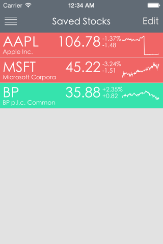 Stock Trends screenshot 2