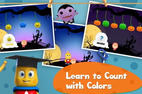 Pumpkin Colors Playtime - Colors Matching Game for Kids FREE screenshot 3