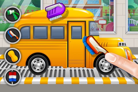 Wheels of the Bus - Kids Cars Salon Game screenshot 4