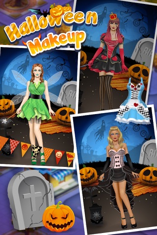 Halloween Makeup SPA - free girls games screenshot 3