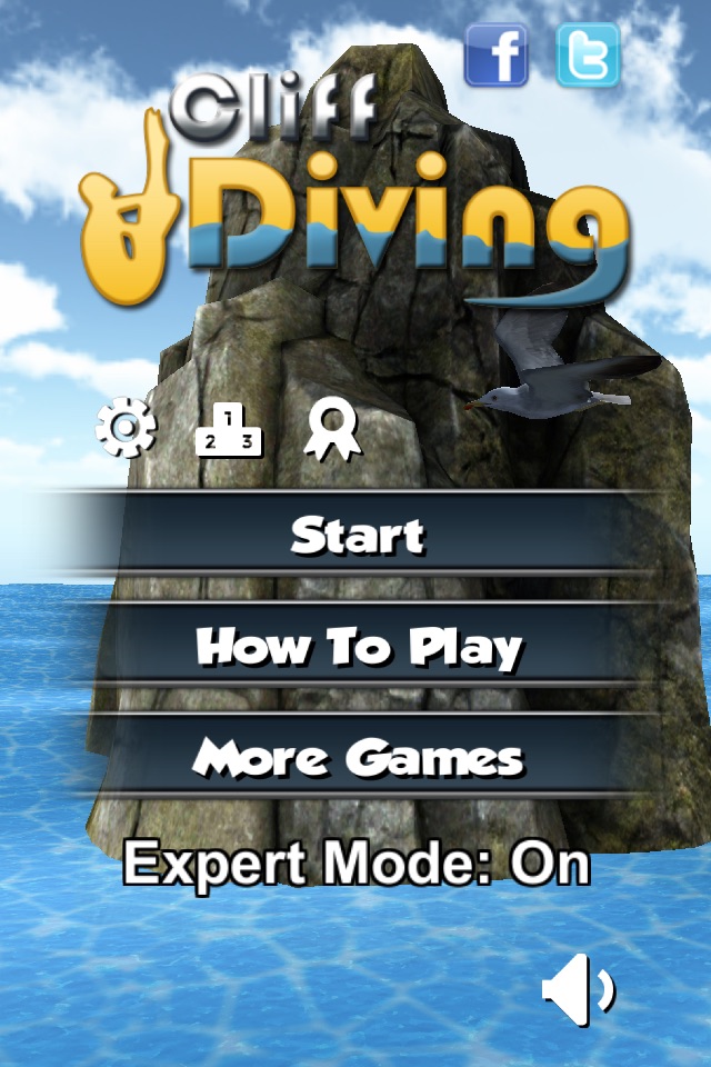 Cliff Diving 3D screenshot 2