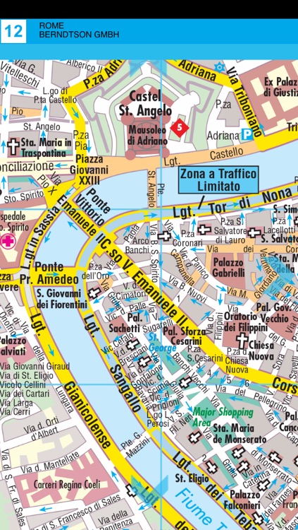 Rome. City map