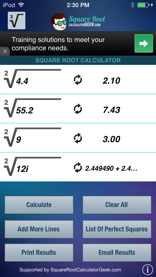 How to cancel & delete Square Root Calculator + Cube Root Calculator from iphone & ipad 2