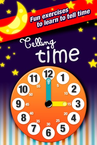 Telling Time for Kids - Game to Learn to Tell Time easilyのおすすめ画像1