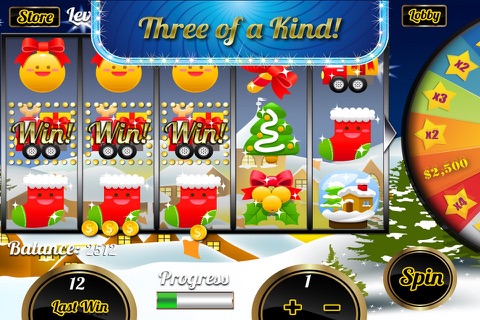 Amazing Santa's Slots Christmas Journey - Play Vegas Casino Games! screenshot 2