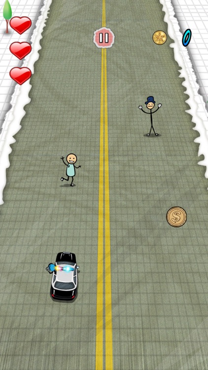 `Stickman Police Car Crime Chase Race: The Doodle Chase Racing Free by Top Crazy Games screenshot-3