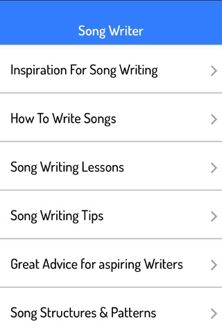 Song Writer - Learn To Write Song screenshot 3