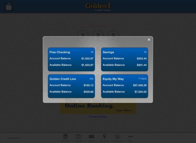 Golden 1 Mobile for iPad