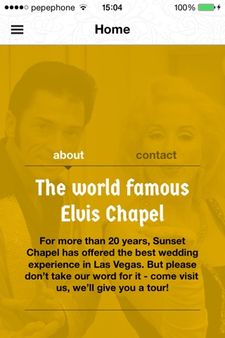 Elvis chapel - phone screenshot 2