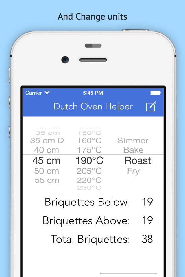 Dutch Oven Helper screenshot 2