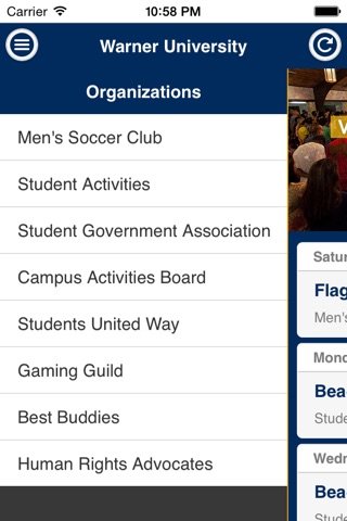 Warner University Events screenshot 3