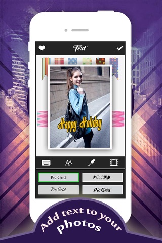 Snap Shape - Frame Photo Editor to collage pic & add caption screenshot 4