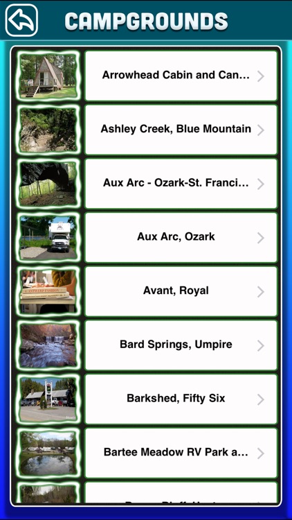 Arkansas Campgrounds & RV Parks Offline Guide