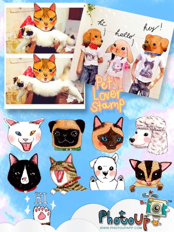 Pet Lover Stamp by PhotoUp - lovely cat dog rabbit cute diary journal stickerのおすすめ画像4