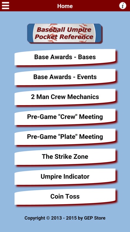 Baseball Umpire Pocket Reference