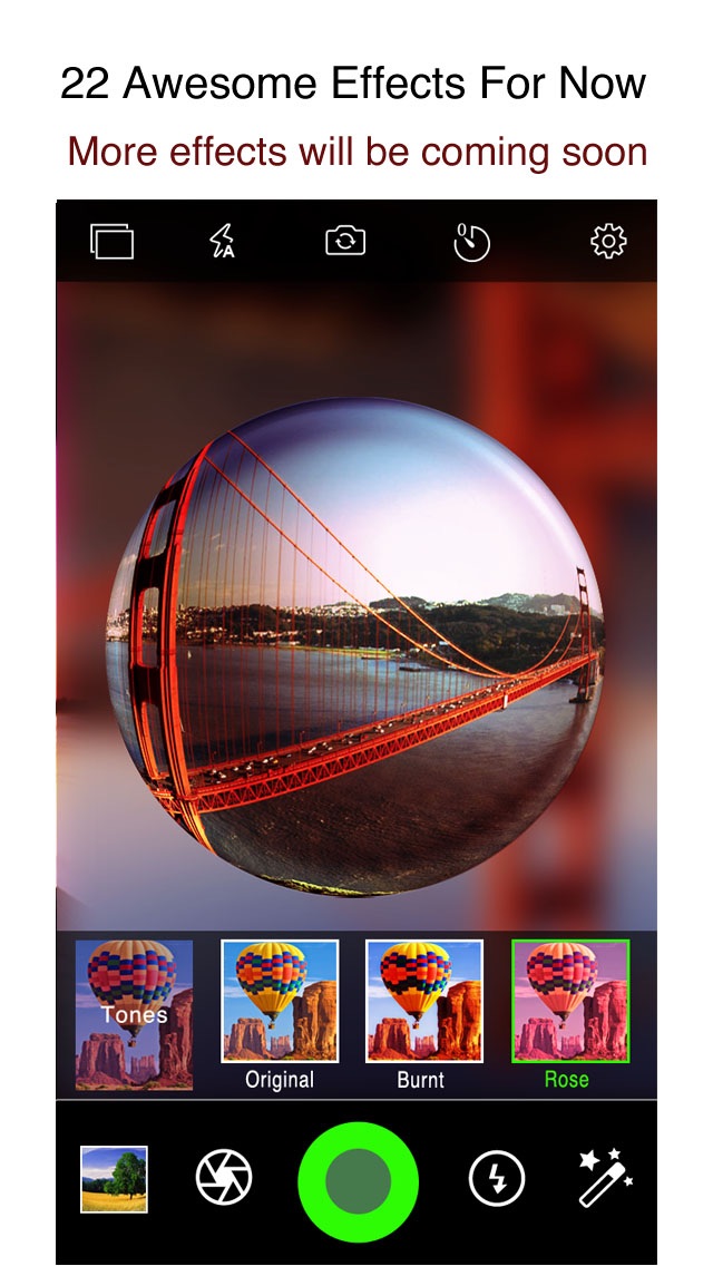 download Fisheye Plus Free - Lomo Fisheye Camera with Crystal ball Lens and Color Flashlight apps 1