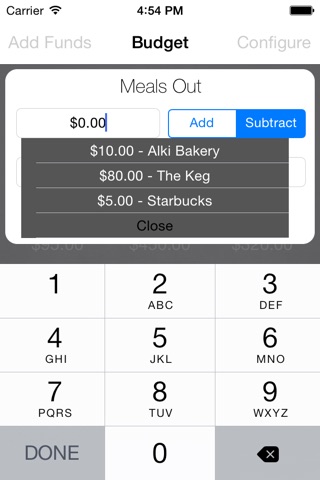 Buckets and Funnels - Savings and Expense Budgeting App screenshot 3