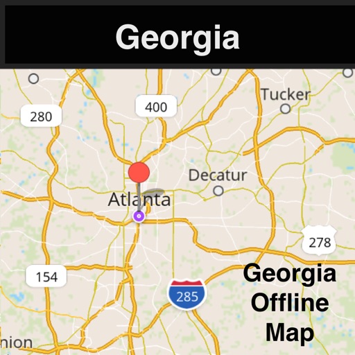 Georgia/Atlanta Offline Map with Traffic Cameras Pro