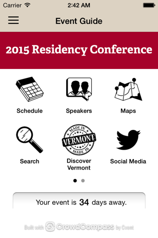 Norwich University Residency Conference screenshot 3