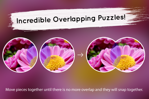 Venn Flowers: Overlapping Jigsaw Puzzles screenshot 2