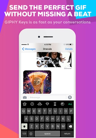 GIPHY KEYS. The GIF Keyboard screenshot 2