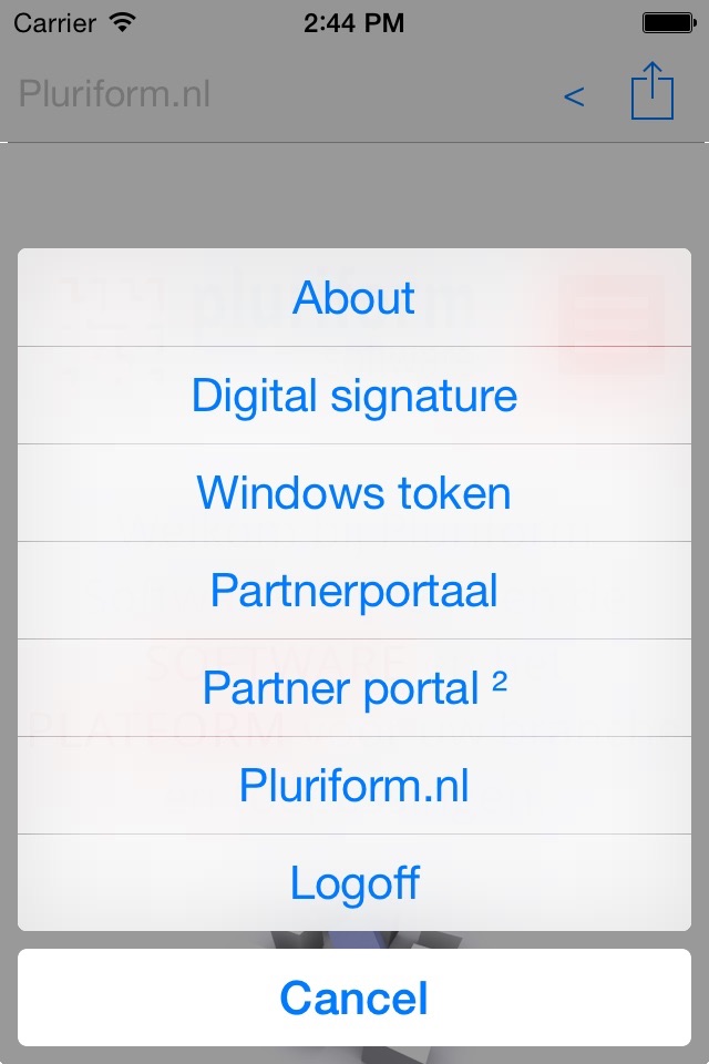 Pluriform App screenshot 2