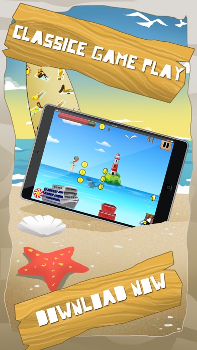 Beach Bikini Girls: Jump and Escape the Shark 1.0 IOS -