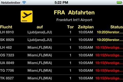 iFlightBoard Live-- Departures & Arrivals screenshot 2