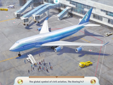 Airplanes. Interactive book for kids. screenshot 2