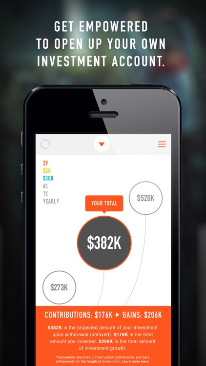 Outer Worth - Visual Calculator for Retirement Investing screenshot-4