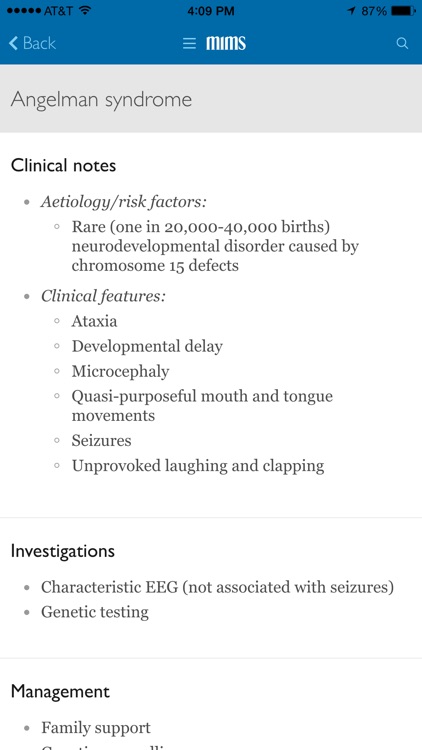 MIMS Diagnosis & Management screenshot-3