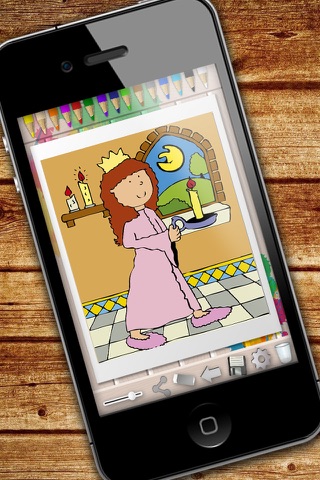Princesses Coloring Book - color and paint the princess - premium screenshot 2