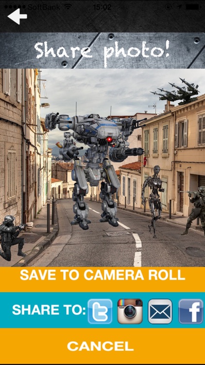 Mecha Battlefield Photo Editor