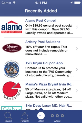 TVS Trojan Coupon App screenshot 3